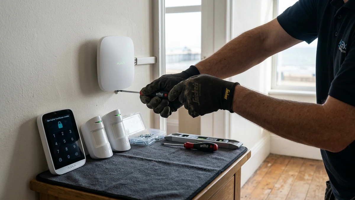 Ajax MotionCam motion detector with built-in camera providing photo on demand and 9-second intruder verification in Blackpool