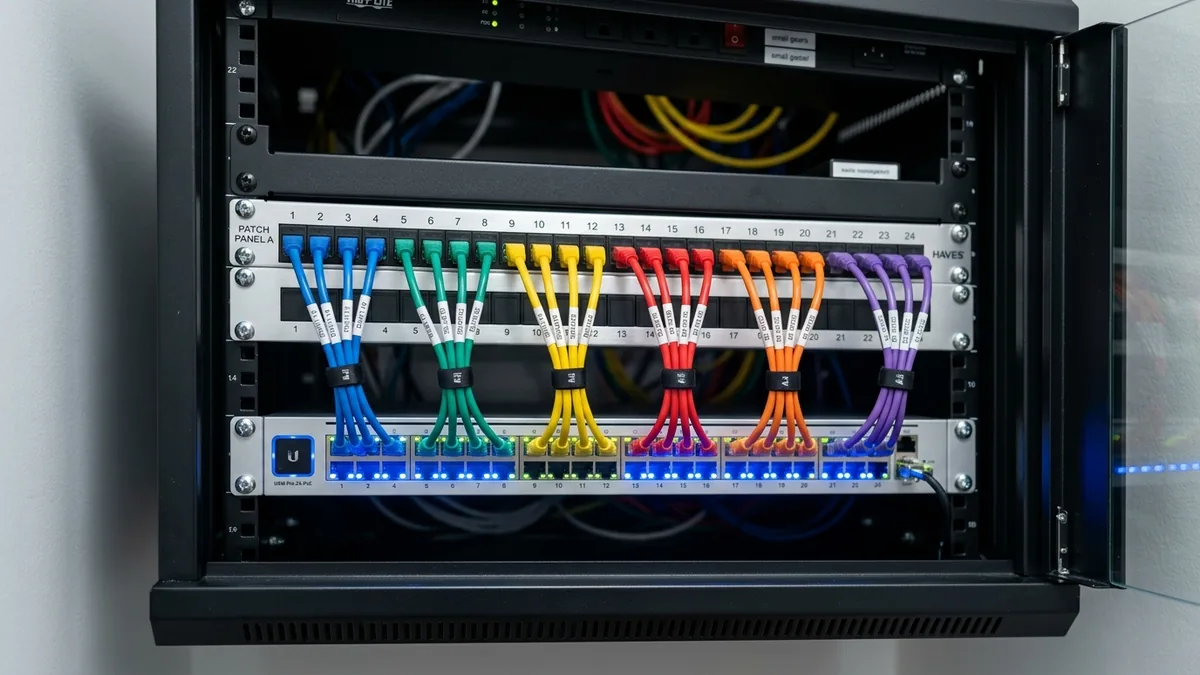 10Gbps Structured Cat6a & Cat7 Data Cabling