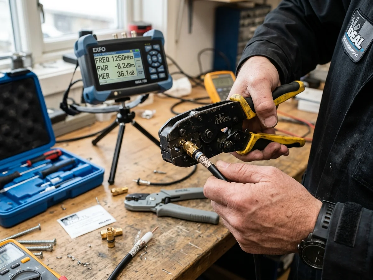 Coaxial & Network Cable Repair Termination