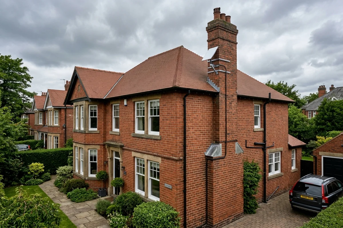 Starlink installation Gosforth certified local dish fitting on Victorian residence