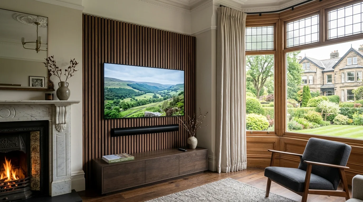 Professional TV Wall Mounting in Harrogate with In-Wall Cable Concealment