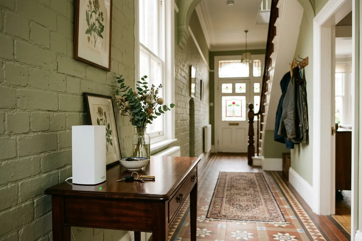 Starlink mesh Wi-Fi setup for Heaton Victorian flats