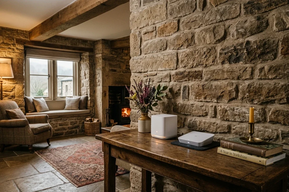 Starlink mesh Wi-Fi setup for Honley homes