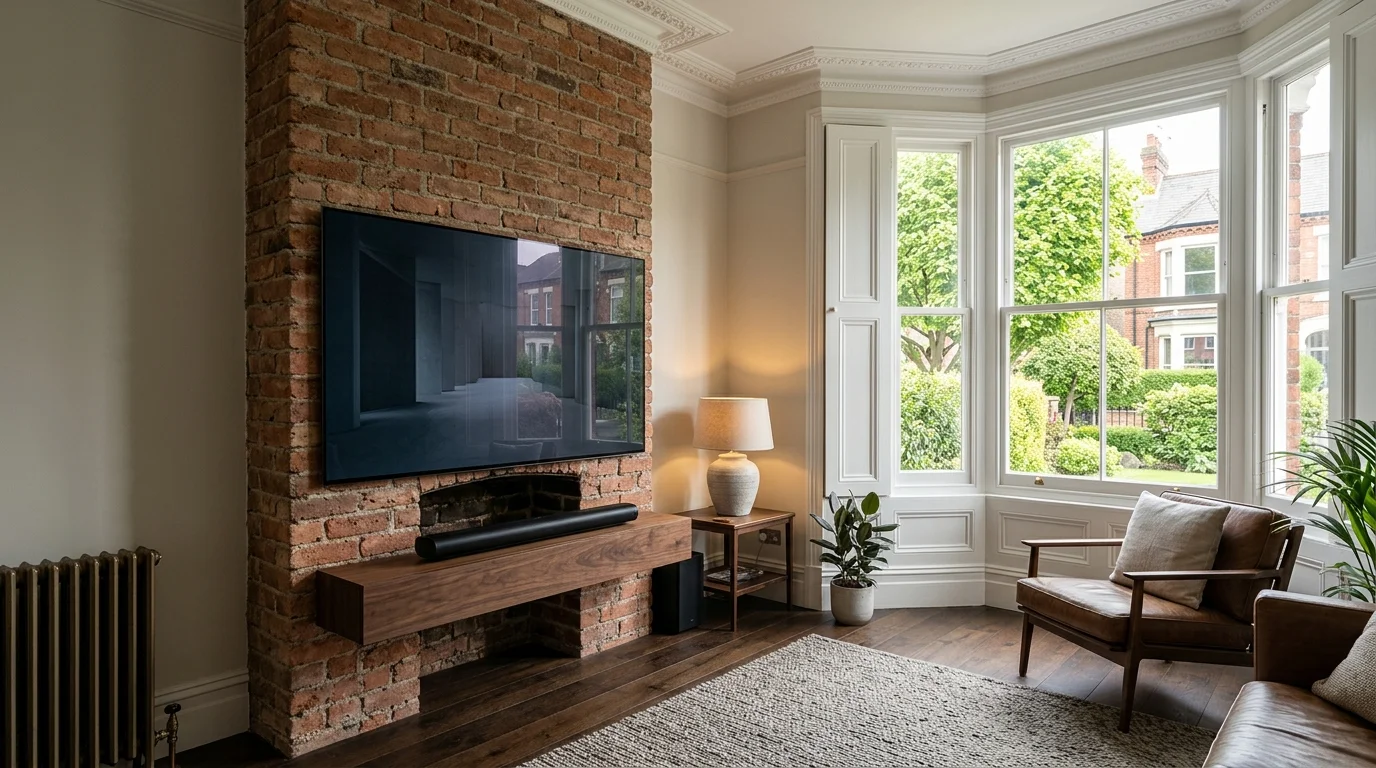 Professional TV Wall Mounting in Hull with In-Wall Cable Concealment