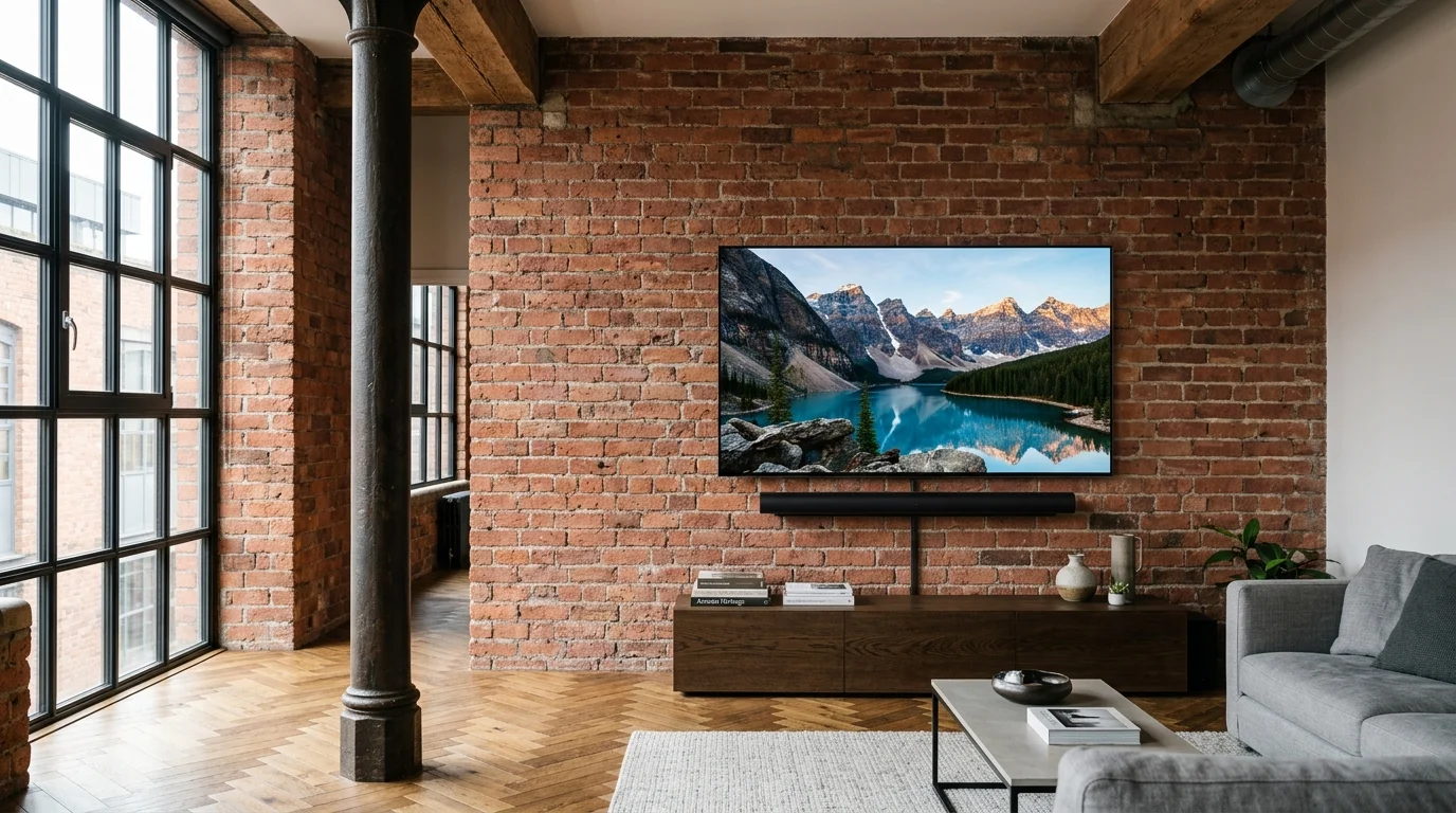 Professional TV Wall Mounting in Manchester with In-Wall Cable Concealment