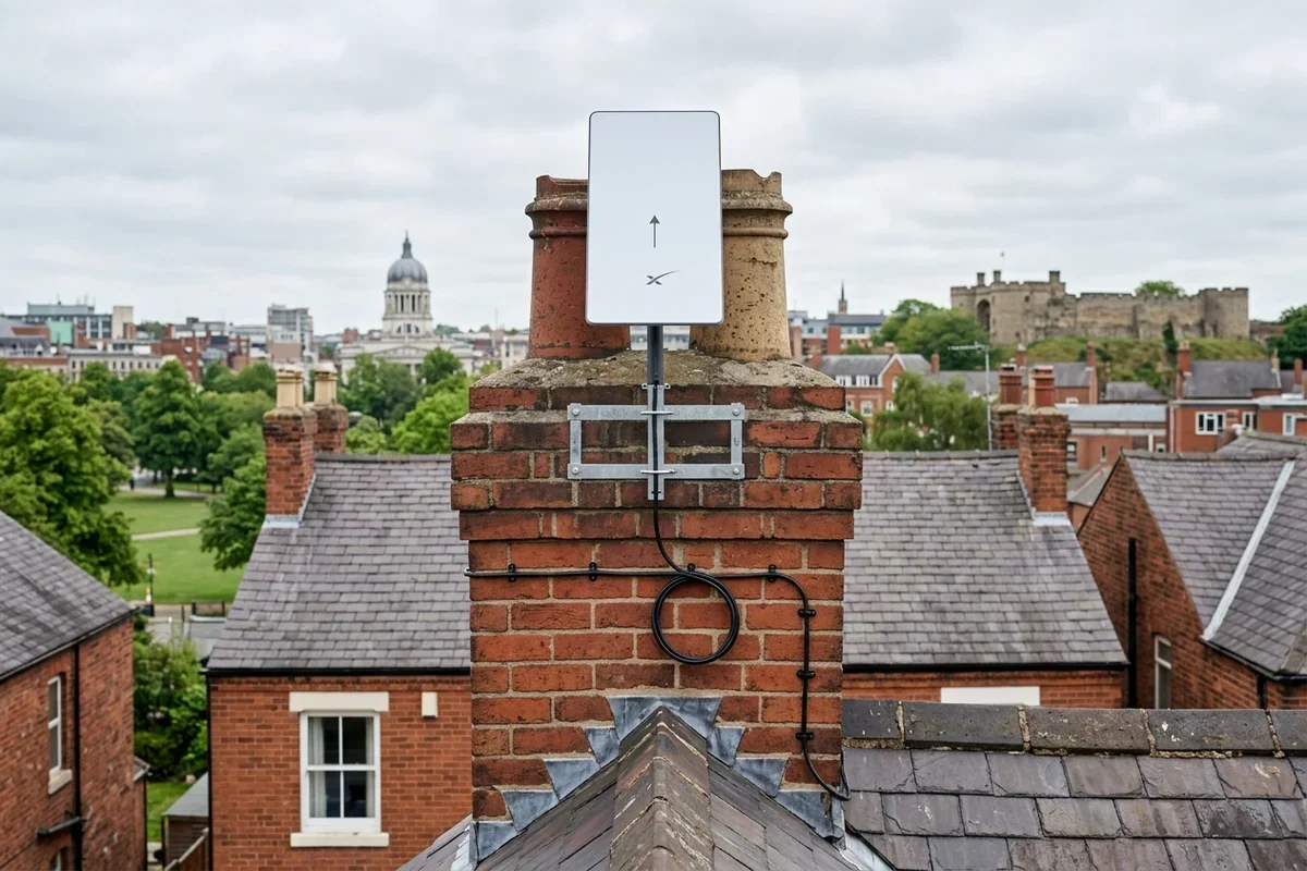 Starlink installation Mapperley certified local dish fitting on Victorian residence