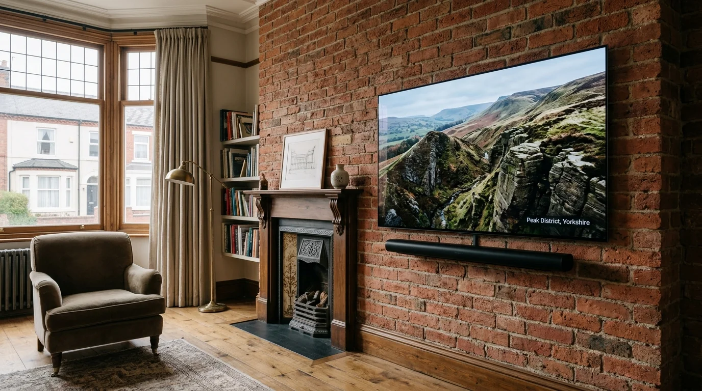 Professional TV Wall Mounting in Middlesbrough with In-Wall Cable Concealment