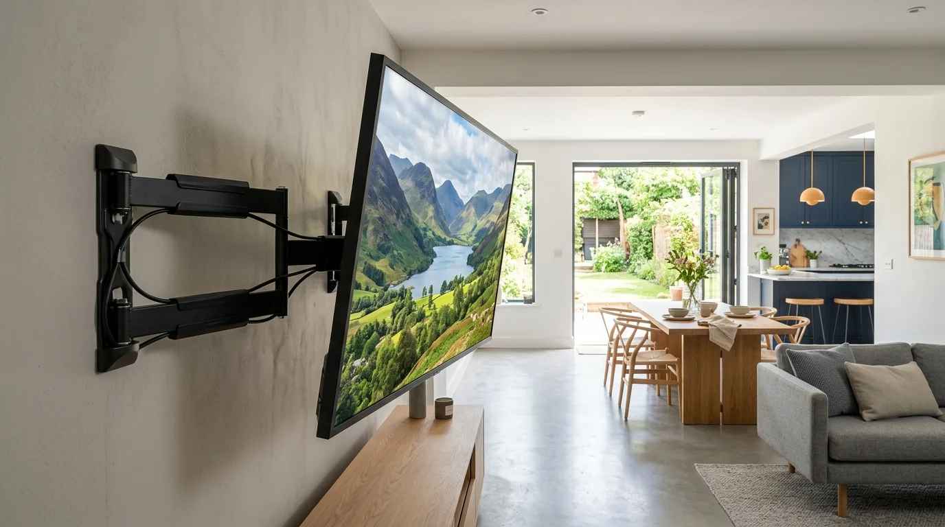 Heavy-Duty Full Motion Articulating Cantilever TV Wall Bracket in Nelson