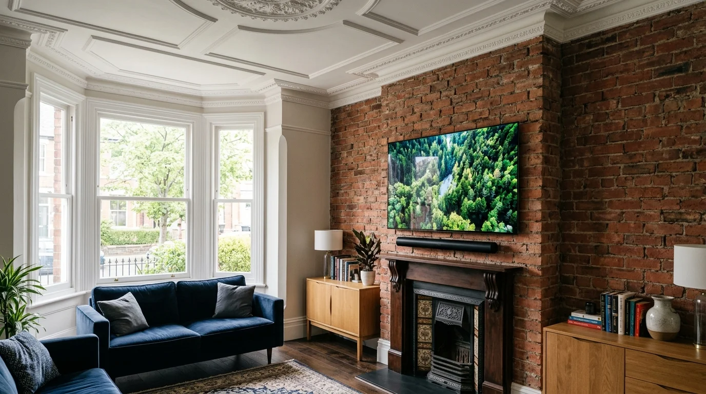 Professional TV Wall Mounting in Newcastle upon Tyne with In-Wall Cable Concealment