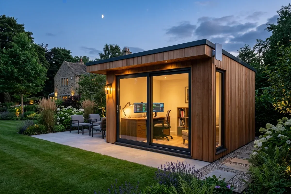 Starlink into office in garden St Albans wireless bridge link in Sandal Magna